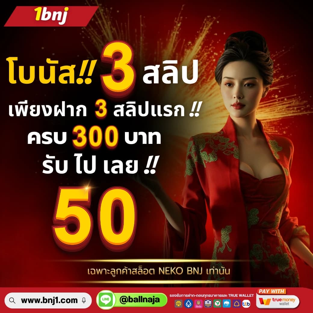 โบนัส 3สลิป